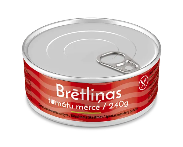 Konservi Brētliņas tom.mērcē Kaija 240g