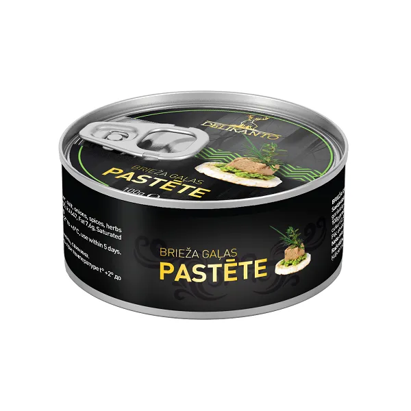 Brieža gaļas pastēte LĀČI, 100g