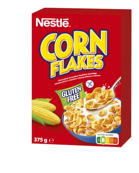 Sausās brokastis NESTLE Corn Flakes bez gutēna 375g