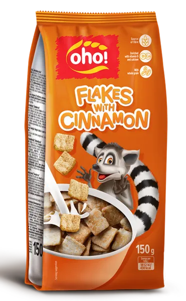Brokastu pārslas Oho ar kanēli, 150 g
