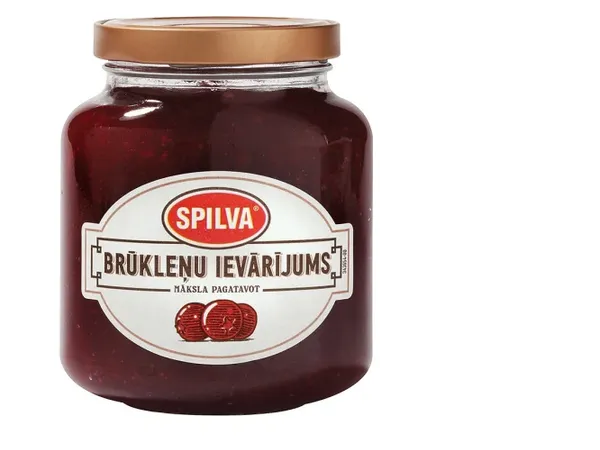 Brūkleņu ievārījums SPILVA, 380ml