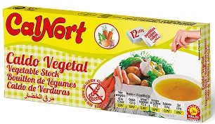 Buljona kubiņi CALNORT, ar dārzeņu garšu, 12x10g