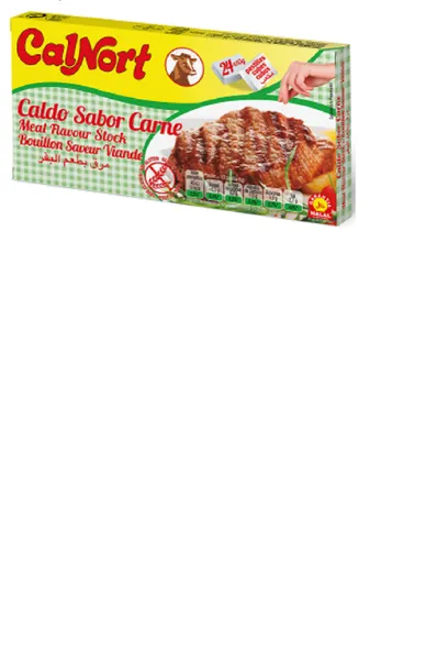 Buljona kubiņi CALNORT, liellopa gaļas garša, 24x10g