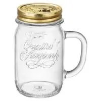 Burka Fido Quadro ar vāku, 415 ml