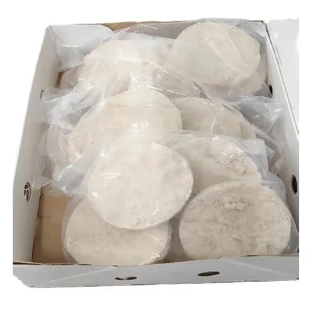 Cāļa gaļas burgeru kotletes bez panējuma, 113 - 117g, IQF, 1kg HALAL