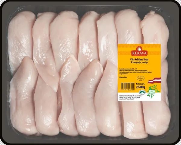 *Cāļa krūtiņas fileja, A kategorija, 2.5kg ZK