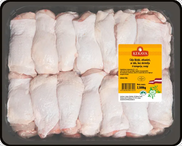 *Cāļa šķiņķi, atkauloti, ar ādu, bez skrimšļa, Akategorija, 2.5kg ZK