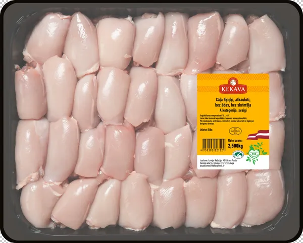 *Cāļa šķiņķi, atkauloti, bez ādas, bez skrimšļa, A kategorija, 2.5kg ZK