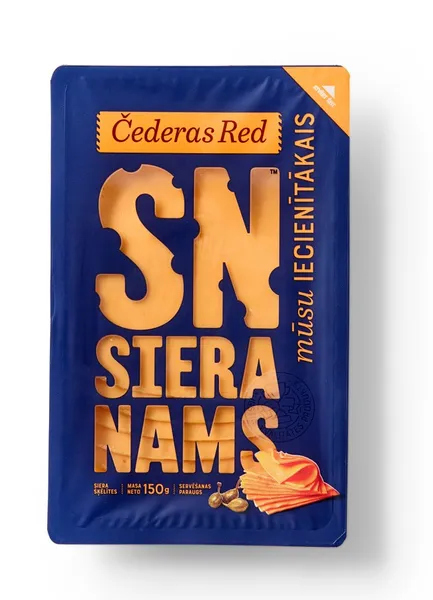 Siera nams Siers Čederas šķēlēs 150g