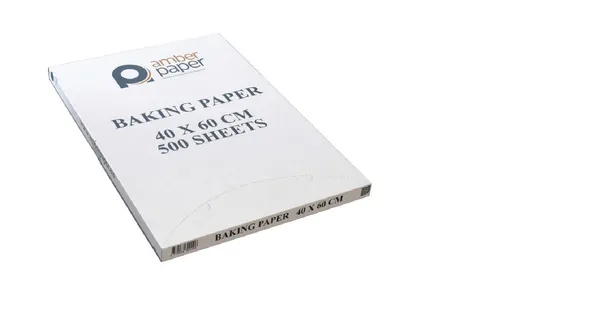 Cepampapīrs, balts, ar silikona pārklājumu, 39 gsm, 40x60cm, 4.68kg, 500 lapas