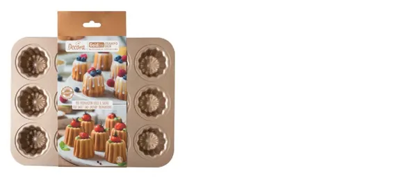 Cepšanas forma Caneles, 12 Caneles, 32,5 x 25,6 cm