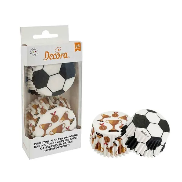 Cepšanas formiņas kēksiem DECORA, Champions, 50x32mm, 0.02kg, 36gab