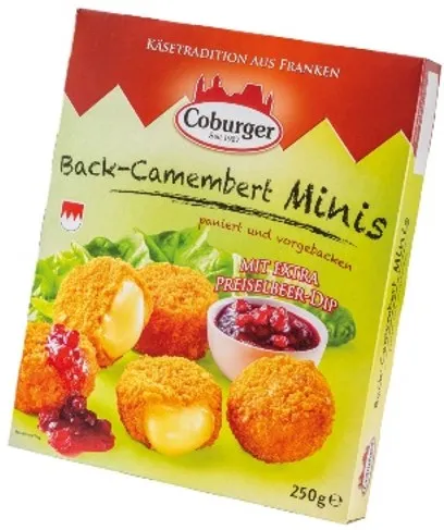 Cepts mini Camambert siers  COBURGER, ar dzērveņu mērci , 250g