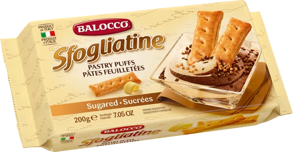 Cepumi BALOCCO Sfogliatine Zuccherate, 200g