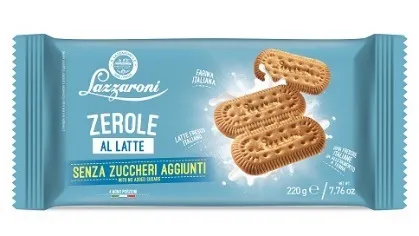 Cepumi LAZZARONI Zerole ar pienu bez pievienota cukura, 220g