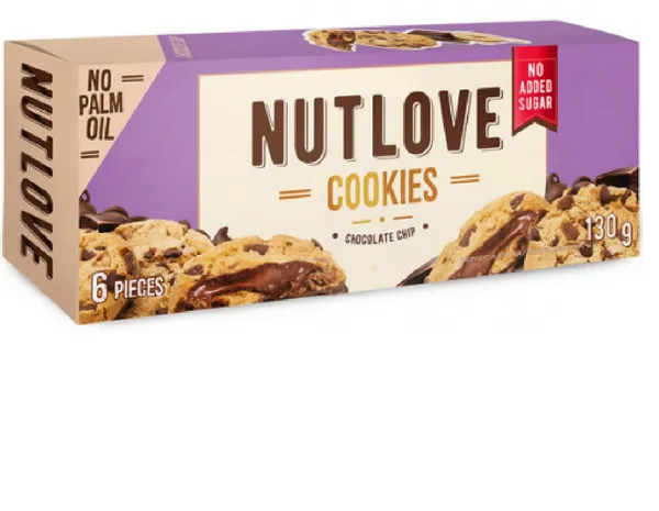 Cepumi NUT LOVE ALLNUTRITION ar lazdu riekstiem un kakao pildījumu, ar šok. gab., pārklāts ar piena