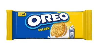 Cepumi OREO GOLDEN ar vaniļas garšas pildījumu 44g