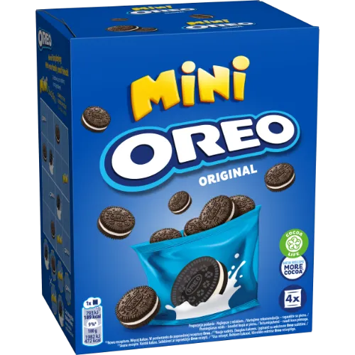 Mini cepumi OREO oriģinālie 4x40g