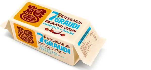 Cepumi PĒTERGAILIS 7 graudi kokosriekstu un šokolādes 160g