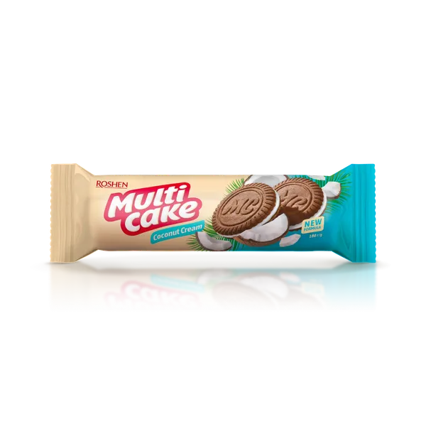 Cepumi ROSHEN Multicake, ar kokosriekstu pildījumu, 180g