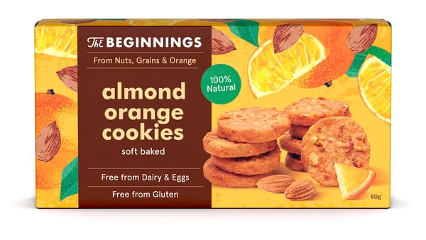 Cepumi The Beginnings mandeļu apelsīnu 80g