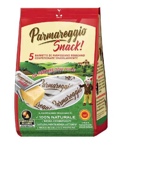Cietā siera uzkoda PARMIGIANO REGGIANO, 100g (5x20g)