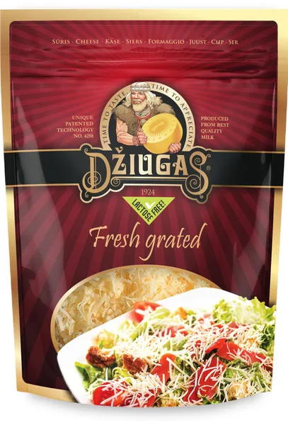 Siers Džiugas 40% rīvēts 100g