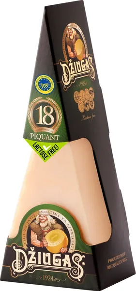 Džiugas 40% cietais siers 18 mēn.PIQUANT 180g