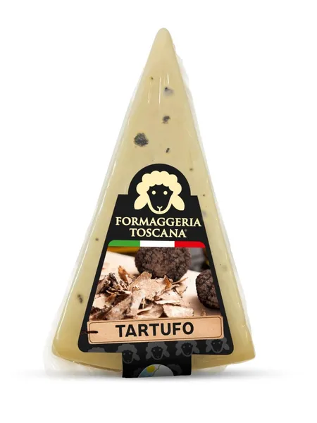 Cietais siers FORMAGGERIA Pecorino, ar trifelēm, aitas piena, 70g