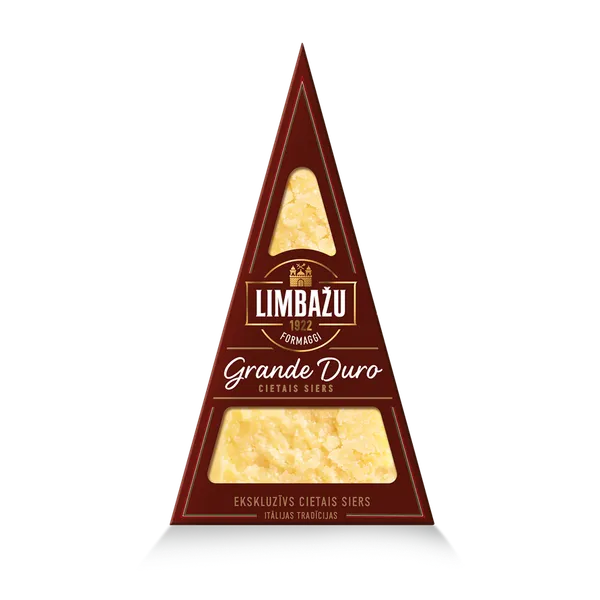 Cietais siers Grande Duro trījstūris, nogatavināts 12 mēn., 180g, Limbažu Formaggi