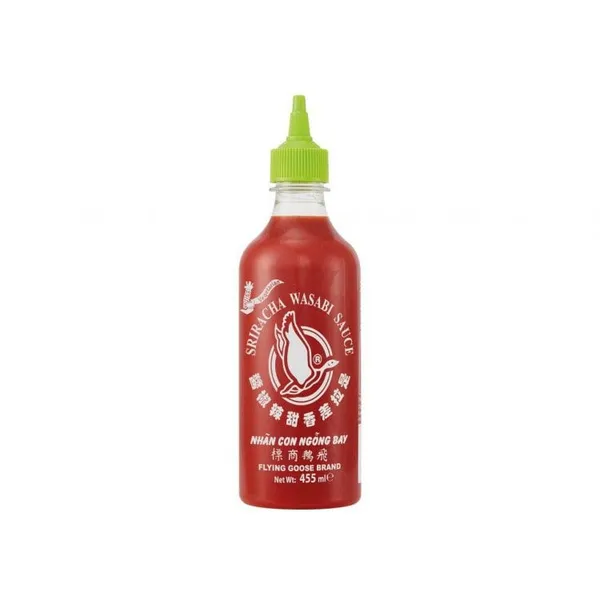 Čili mērce FLYING GOOSE Sriracha, ar vasabi, 455ml