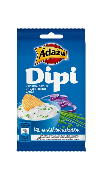 Ādažu Čipsi Dipi Krējums/Sīpoli 15g*20