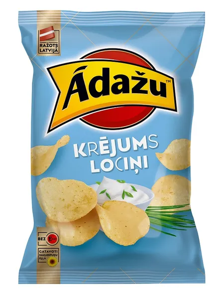 Čipsi Ādažu krējums & lociņi 130g