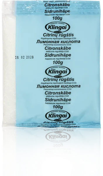 Citronskābe KLINGAI, 100g