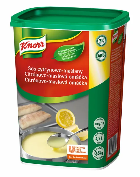 Citronu – sviesta mērce KNORR, sausā veidā, 800g