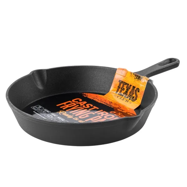 Čuguna panna TEXAS CLUB, D25 cm, H 4,5cm