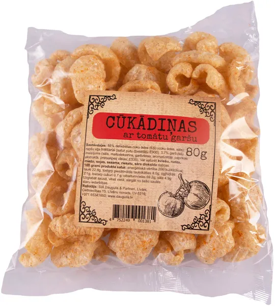 Cūkādiņas OU YES! ar tomātu garšu, 80g