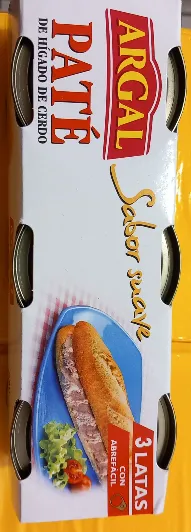 Cūkgaļas aknu pastēte ARGAL, a.r., 3x80g