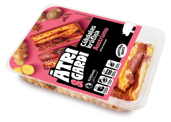 Cūkgaļas krūtiņa Austrumu garšas marinādē ĀTRI&GARDI, 450g