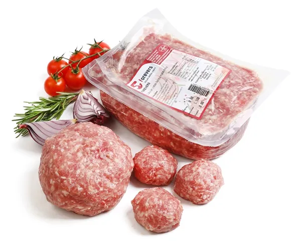 Cūkgaļas un cāļa šķiņķa maltā masa FOREVERS, ~1.2kg