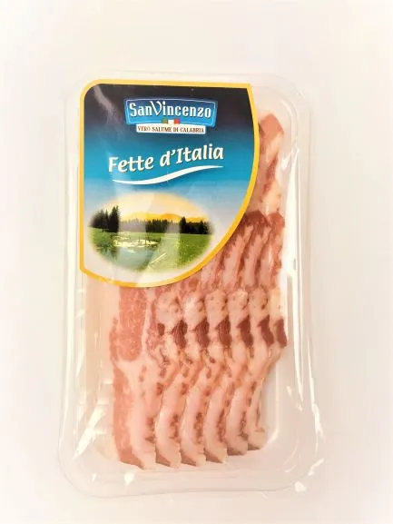 Cūkgaļas vaigs, Guanciale, šķēlēs, 80g