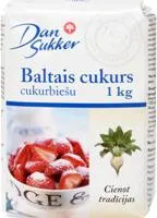 Cukurs Baltais Dansukker 1kg