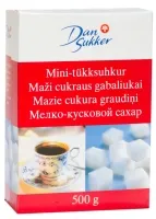 Cukurs baltais mazie graudi DAN SUKKER, 500g