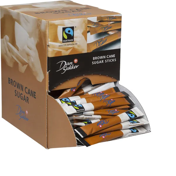 Cukurs brūnais, nūjiņas DAN SUKKER, 225gabx4g, 900g (dekoratīvā kārbā)