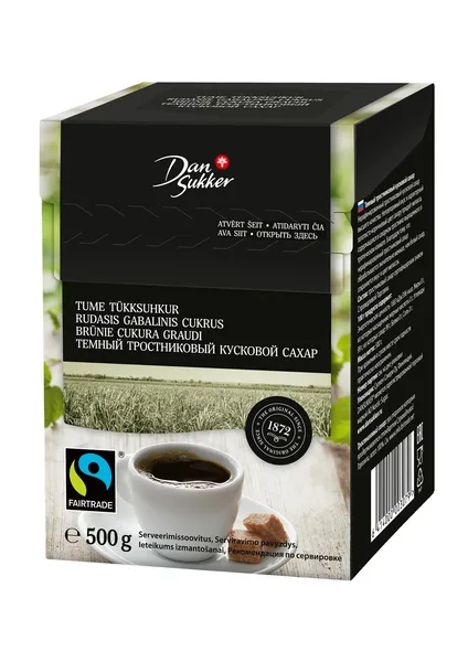 Cukurs brūns nerafinēts (cukurniedru) graudi DAN SUKKER, 500g