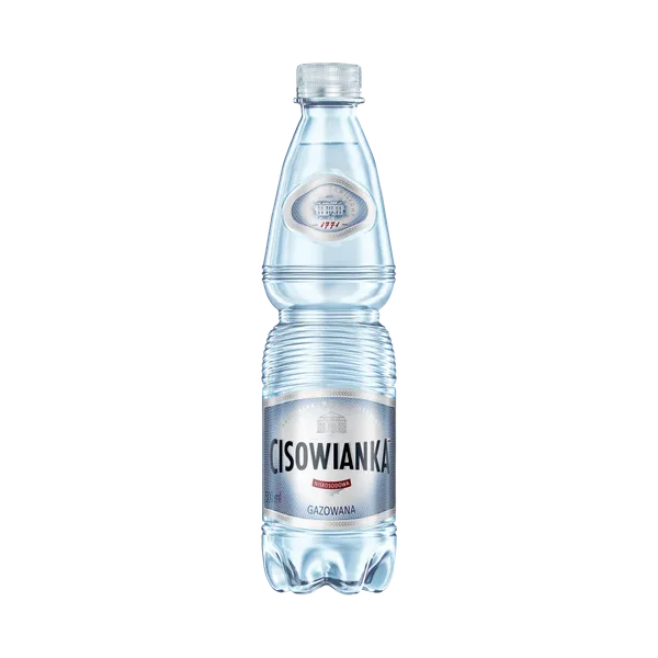 Dabīgais minerālūdens CISOWIANKA, gāzēts, 0.5l (DEP)