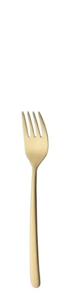 Dakša Ibiza Gold Satin, kūkai, 18/0, L 14,8 cm, 12gab