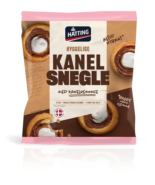 Smalkmaizītes Hatting Dāņu ar kanēli 4x85g 340g