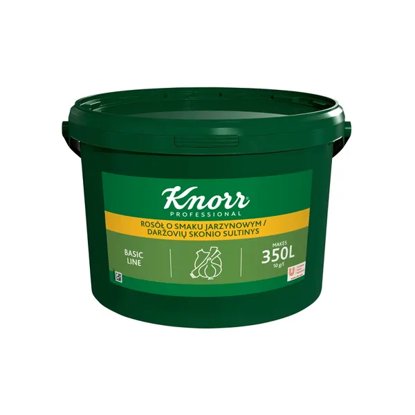 Dārzeņu buljona bāze KNORR Professional, sausā veidā, 3.5kg