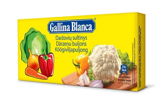Dārzeņu buljons GALLINA BLANCA, 12x10g